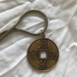 Jewelry - BOUGHT IN JAPAN Japanese Antique Coin Necklace Jewelry - BOUGHT IN JAPAN Japanese Antique Coin Necklace
